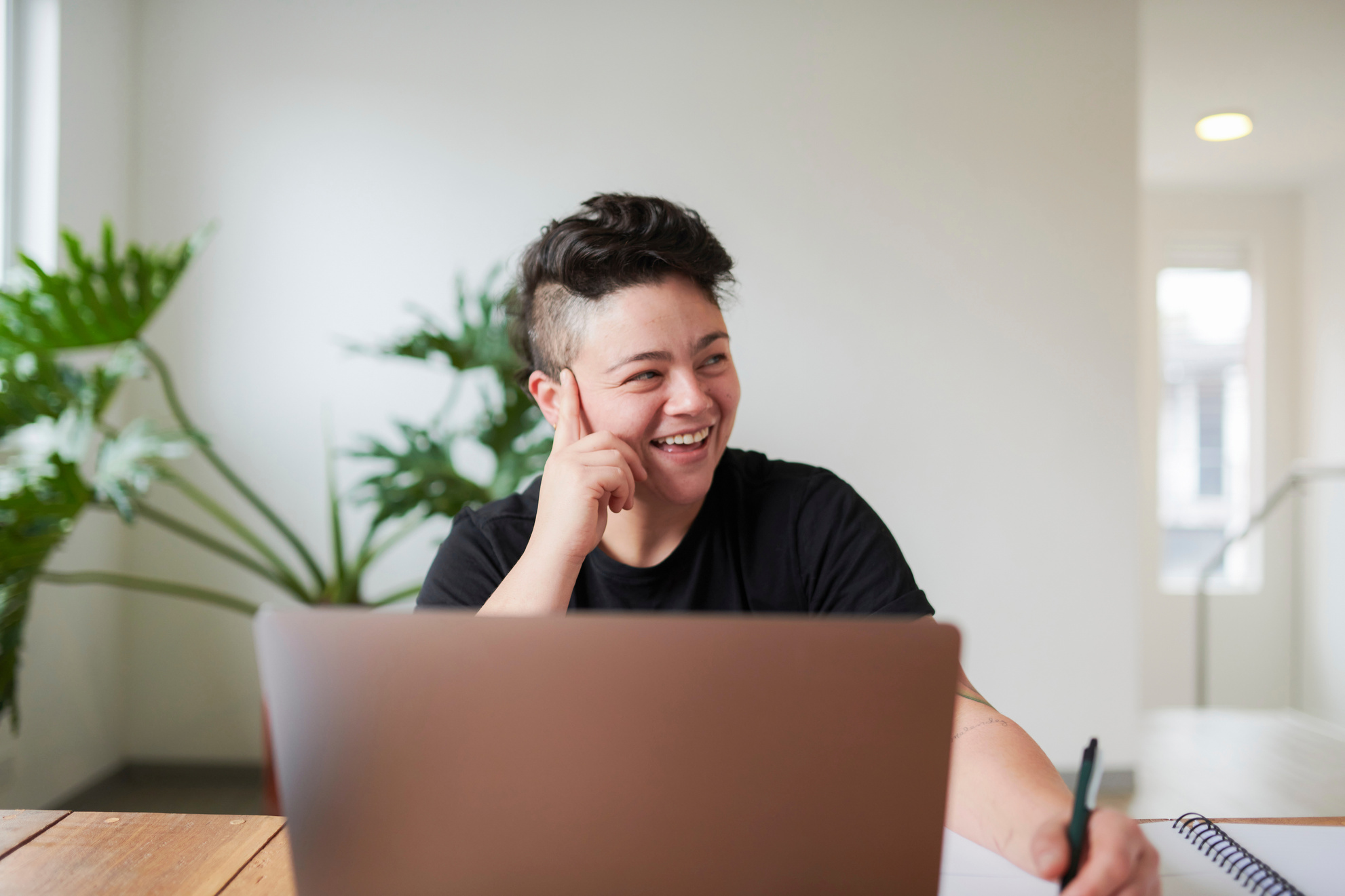 Manager Having an Online Meeting